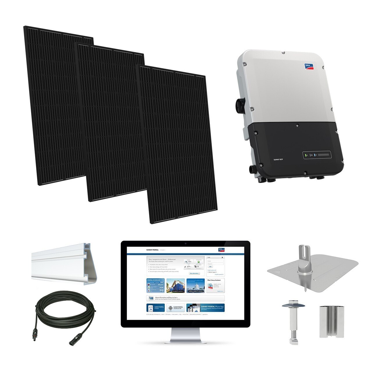 30.1kW GridTied solar kit from