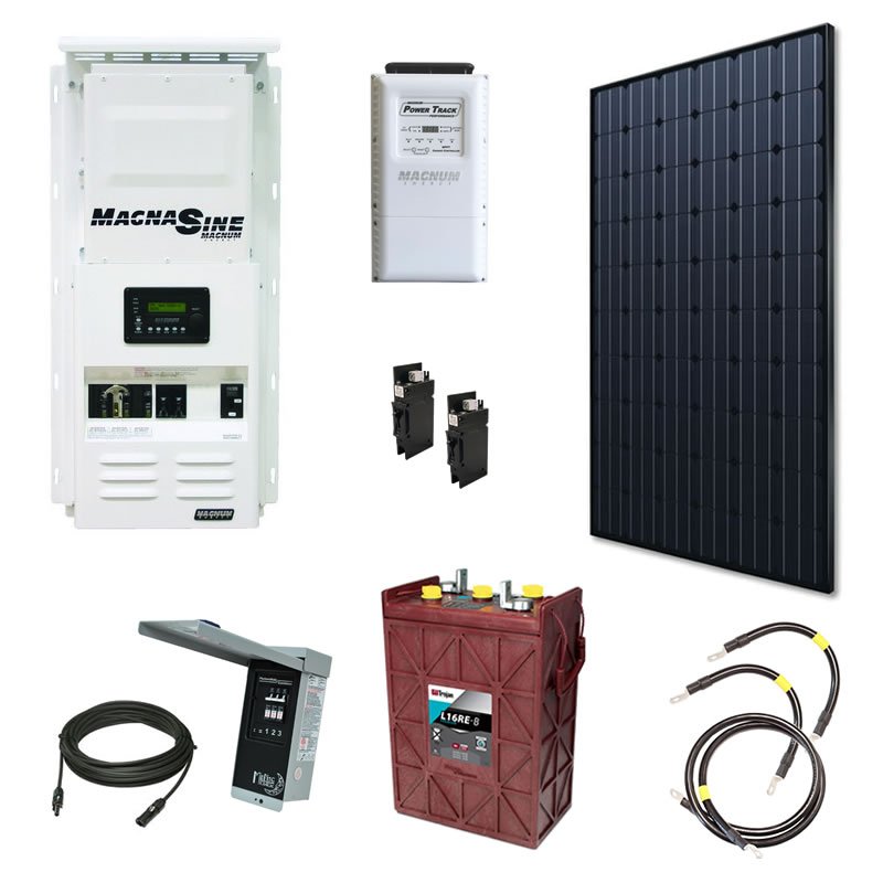1.8kW Hybrid solar kit from