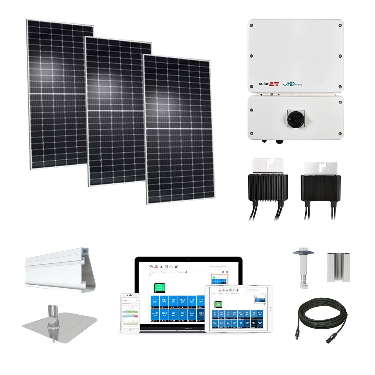 7 2kw Grid Tied Solar Kit From Sunwatts Com